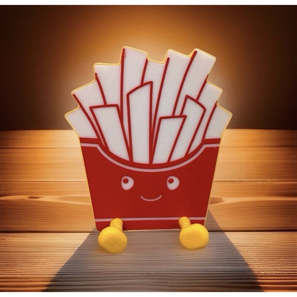 French Fry Themed And Or Astronaut LED Phone Stand